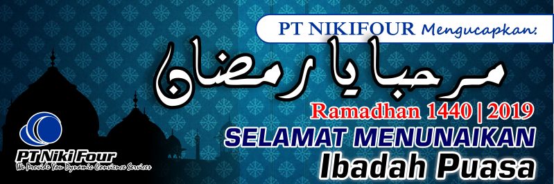 Selamat Berpuasa Ramadhan 1440 Hijriyah 2019 Banner Ucapan 