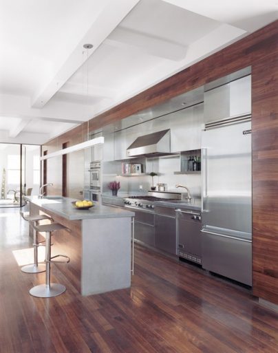 18 Desain Dapur Stainless Steel Yang Indah