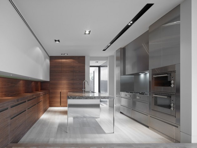 18 Desain Dapur Stainless Steel Yang Indah