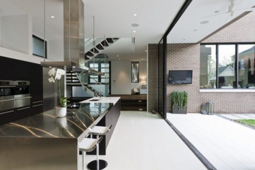 18 Desain Dapur Stainless Steel Yang Indah