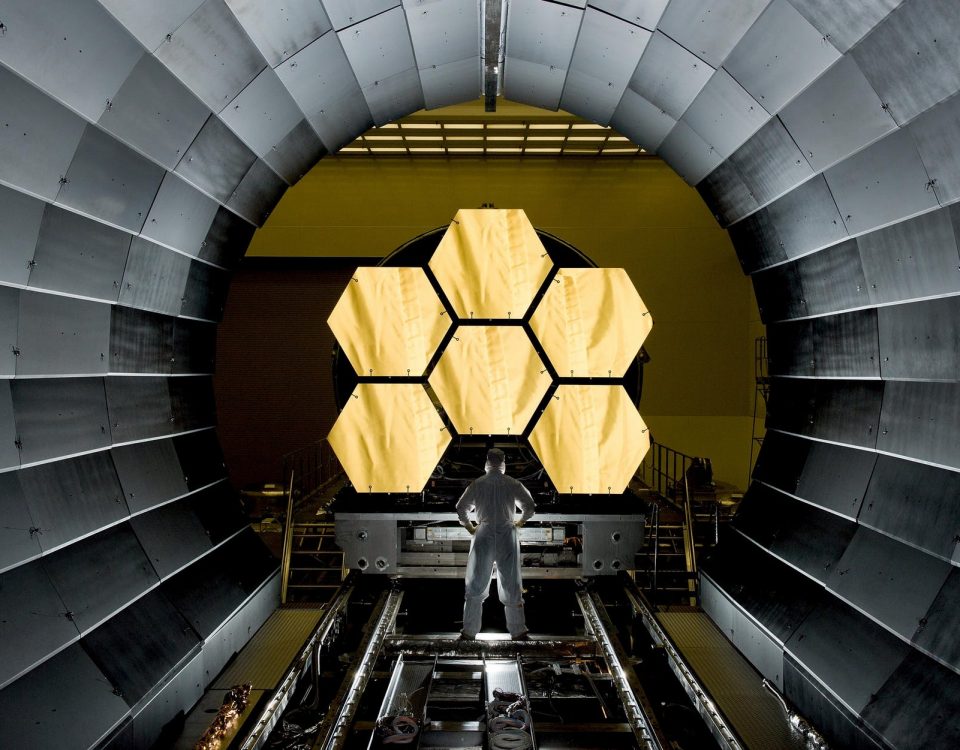 man standing on stainless steel filamend