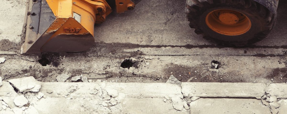 yellow payloader