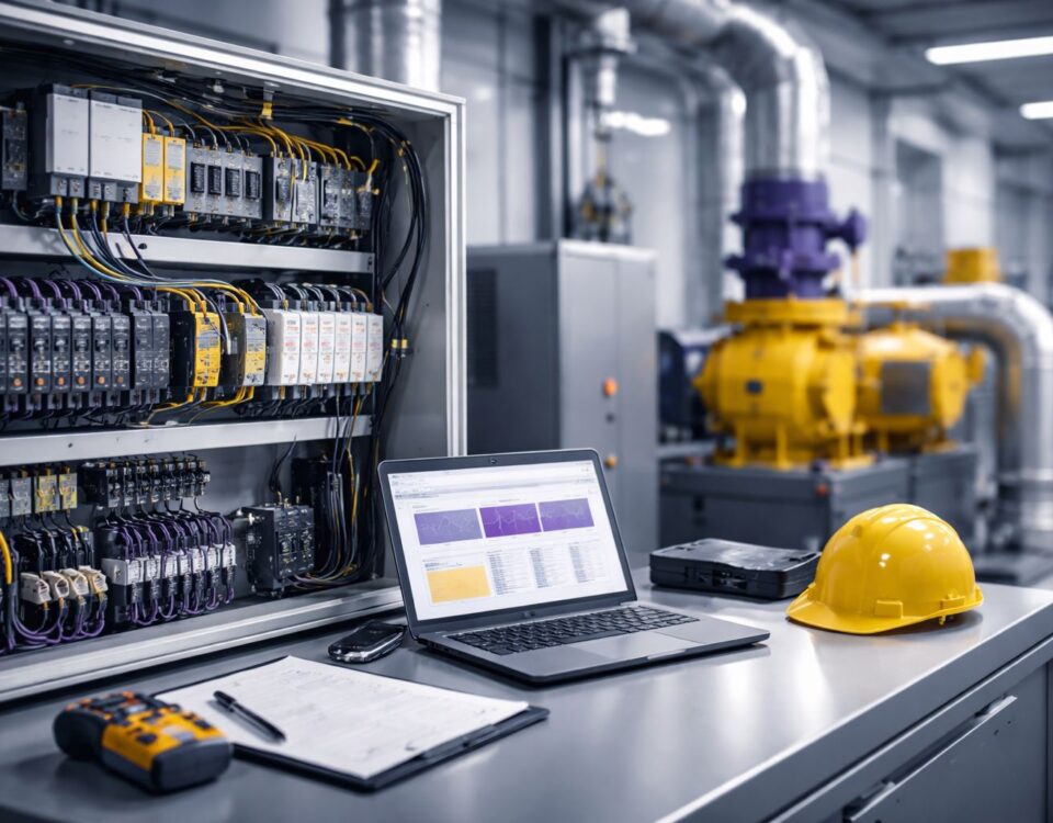 “Preventive maintenance hemat energi pada panel listrik industri dan pompa—monitoring konsumsi energi untuk menekan biaya maintenance.”